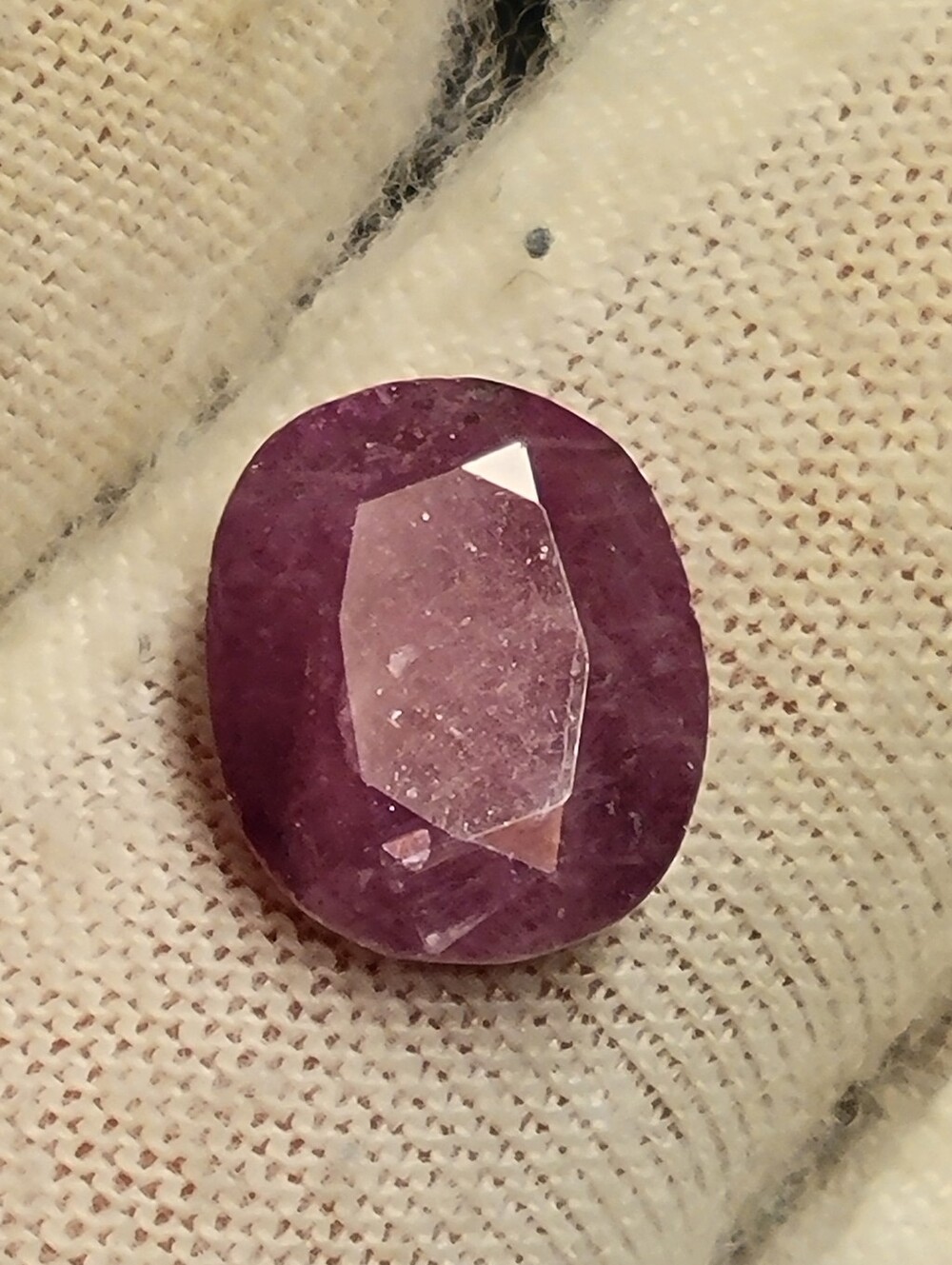 4.75ctw Natural Red Ruby Oval Cut Facted Loose Gemstone
